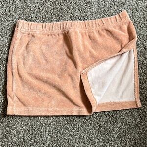 Boohoo Terry Cloth Skirt